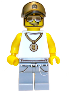 Rapper, Series 3 (Minifigure Only without Stand and Accessories) - BrickLink - DagaBlocks