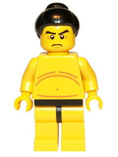 LEGO Minifigura Sumo Wrestler, Series 3 (Minifigure Only without Stand and Accessories) - Collectible Minifigures — imagen BrickLink