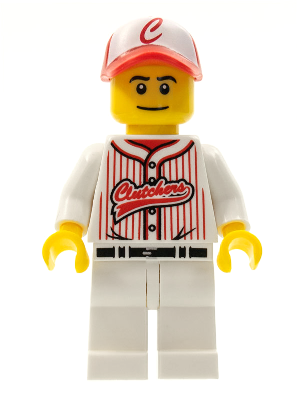 LEGO Minifigura Baseball Player, Series 3 (Minifigure Only without Stand and Accessories) - Collectible Minifigures — imagen BrickLink
