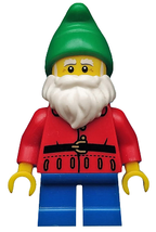 LEGO Minifigura Lawn Gnome, Series 4 (Minifigure Only without Stand and Accessories) - Collectible Minifigures — imagen BrickLink