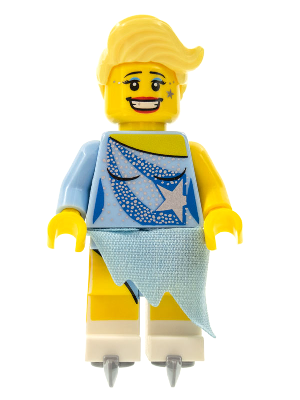 LEGO Minifigura Ice Skater, Series 4 (Minifigure Only without Stand and Accessories) - Collectible Minifigures — imagen BrickLink