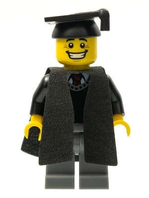 LEGO Minifigura Graduate, Series 5 (Minifigure Only without Stand and Accessories) - Collectible Minifigures — imagen BrickLink