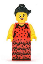 LEGO Minifigura Flamenco Dancer, Series 6 (Minifigure Only without Stand and Accessories) - Collectible Minifigures — imagen BrickLink