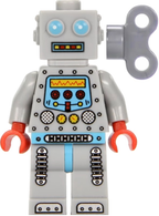 LEGO Minifigura Clockwork Robot, Series 6 (Minifigure Only without Stand and Accessories) - Collectible Minifigures — imagen BrickLink