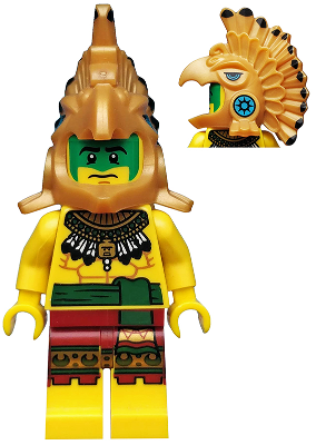 LEGO Minifigura Aztec Warrior - Collectible Minifigures — imagen BrickLink