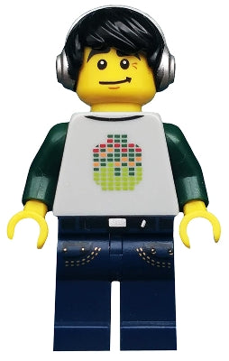 DJ, Series 8 (Minifigure Only without Stand and Accessories) — imagen BrickLink