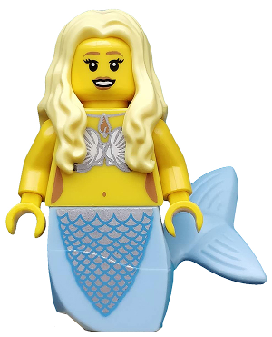 Mermaid, Series 9 (Minifigure Only without Stand and Accessories) - BrickLink - DagaBlocks