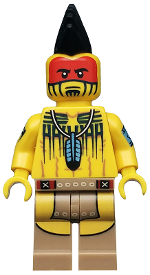 Tomahawk Warrior, Series 10 (Minifigure Only without Stand and Accessories) - BrickLink - DagaBlocks
