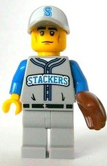 LEGO Minifigura Baseball Fielder, Series 10 (Minifigure Only without Stand and Accessories) - Collectible Minifigures — imagen BrickLink