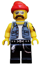 LEGO Minifigura Motorcycle Mechanic, Series 10 (Minifigure Only without Stand and Accessories) - Collectible Minifigures — imagen BrickLink