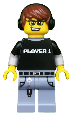LEGO Minifigura Video Game Guy, Series 12 (Minifigure Only without Stand and Accessories) - Collectible Minifigures — imagen BrickLink
