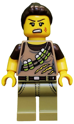 LEGO Minifigura Dino Tracker, Series 12 (Minifigure Only without Stand and Accessories) - Collectible Minifigures — imagen BrickLink