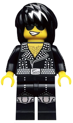 LEGO Minifigura Rock Star - Collectible Minifigures Series 12 — imagen BrickLink