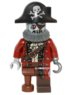 LEGO Minifigura Zombie Pirate, Series 14 (Minifigure Only without Stand and Accessories) - Collectible Minifigures — imagen BrickLink