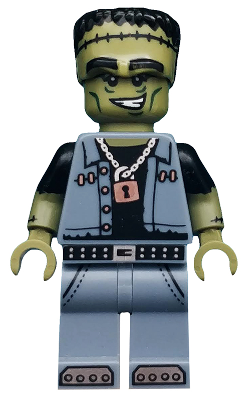 LEGO Minifigura Monster Rocker, Series 14 (Minifigure Only without Stand and Accessories) - Collectible Minifigures — imagen BrickLink