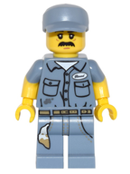 Janitor, Series 15 (Minifigure Only without Stand and Accessories) - BrickLink - DagaBlocks