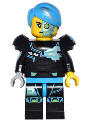 LEGO Minifigura Cyborg, Series 16 (Minifigure Only without Stand and Accessories) - Collectible Minifigures — imagen BrickLink