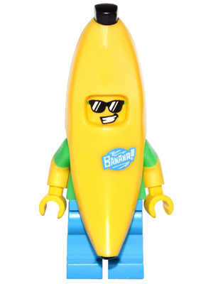 LEGO Minifigura Banana Guy, Series 16 (Minifigure Only without Stand and Accessories) - Collectible Minifigures — imagen BrickLink