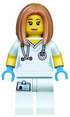 LEGO Minifigura Veterinarian, Series 17 (Minifigure Only without Stand and Accessories) - Collectible Minifigures — imagen BrickLink