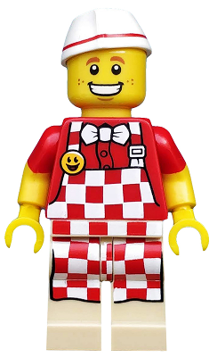 LEGO Minifigura Hot Dog Vendor, Series 17 (Minifigure Only without Stand and Accessories) - Collectible Minifigures — imagen BrickLink