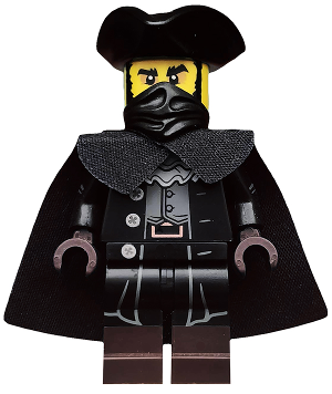The Mystery Man (Highwayman), Series 17 (Minifigure Only without Stand and Accessories) - BrickLink - DagaBlocks