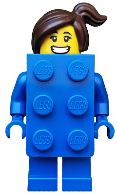 LEGO Minifigura Brick Suit Girl, Series 18 (Minifigure Only without Stand and Accessories) - Collectible Minifigures — imagen BrickLink