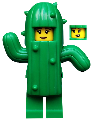 LEGO Minifigura Cactus Girl, Series 18 (Minifigure Only without Stand and Accessories) - Collectible Minifigures — imagen BrickLink