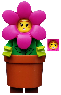 LEGO Minifigura Flowerpot Girl, Series 18 (Minifigure Only without Stand and Accessories) - Collectible Minifigures — imagen BrickLink