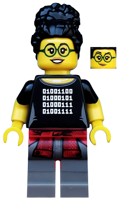 LEGO Minifigura Programmer, Series 19 (Minifigure Only without Stand and Accessories) - Collectible Minifigures — imagen BrickLink