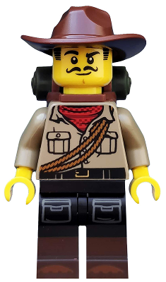 LEGO Minifigura Jungle Explorer, Series 19 (Minifigure Only without Stand and Accessories) - Collectible Minifigures — imagen BrickLink