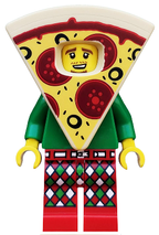 LEGO Minifigura Pizza Costume Guy, Series 19 (Minifigure Only without Stand and Accessories) - Collectible Minifigures — imagen BrickLink