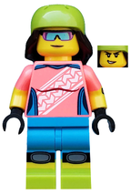 LEGO Minifigura Mountain Biker, Series 19 (Minifigure Only without Stand and Accessories) - Collectible Minifigures — imagen BrickLink