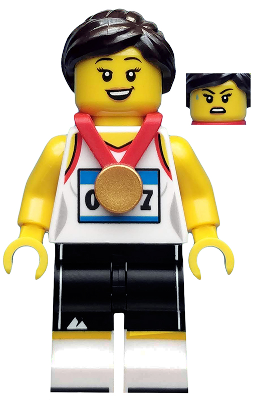 LEGO Minifigura Athlete, Series 20 (Minifigure Only without Stand and Accessories) - Collectible Minifigures — imagen BrickLink