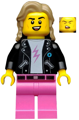LEGO Minifigura 80s Musician, Series 20 (Minifigure Only without Stand and Accessories) - Collectible Minifigures — imagen BrickLink
