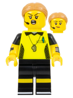 LEGO Minifigura Football Referee, Series 24 (Minifigure Only without Stand and Accessories) - Collectible Minifigures — imagen BrickLink