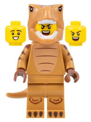LEGO Minifigura T-Rex Costume Fan, Series 24 (Minifigure Only without Stand and Accessories) - Collectible Minifigures — imagen BrickLink
