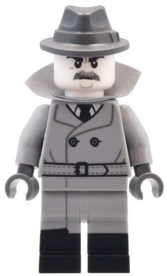 LEGO Minifigura Film Noir Detective, Series 25 (Minifigure Only without Stand and Accessories) - Collectible Minifigures — imagen BrickLink