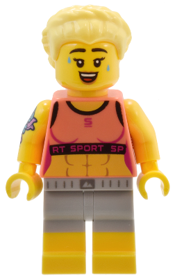 LEGO Minifigura Fitness Instructor, Series 25 (Minifigure Only without Stand and Accessories) - Collectible Minifigures — imagen BrickLink
