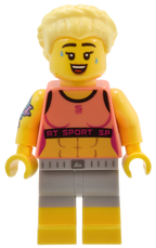 LEGO Minifigura Fitness Instructor, Series 25 (Minifigure Only without Stand and Accessories) - Collectible Minifigures — imagen BrickLink
