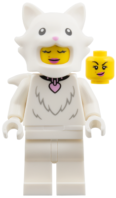 LEGO Minifigura Cat Costume Fan, Series 28 - Collectible Minifigures — imagen BrickLink