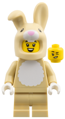 LEGO Minifigura Bunny Costume Fan, Series 28 - Collectible Minifigures — imagen BrickLink
