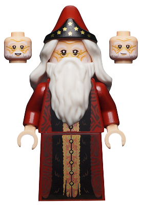 LEGO Minifigura Headmaster Albus Dumbledore, Harry Potter, Series 2 (Minifigure Only without Stand and Accessories) - Collectible Minifigures — imagen BrickLink