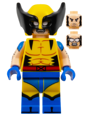 LEGO Minifigura Wolverine, Marvel Studios, Series 2 (Minifigure Only without Stand and Accessories) - Collectible Minifigures — imagen BrickLink