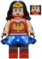 LEGO Minifigura Wonder Woman, DC Super Heroes (Minifigure Only without Stand and Accessories) - Collectible Minifigures — imagen BrickLink