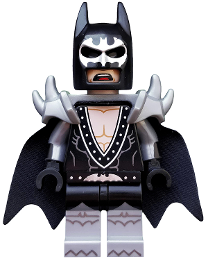 LEGO Minifigura Glam Metal Batman, The LEGO Batman Movie, Series 1 (Minifigure Only without Stand and Accessories) - Collectible Minifigures — imagen BrickLink