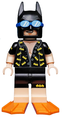 LEGO Minifigura Vacation Batman, The LEGO Batman Movie, Series 1 (Minifigure Only without Stand and Accessories) - Collectible Minifigures — imagen BrickLink