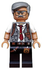 LEGO Minifigura Commissioner Gordon, The LEGO Batman Movie, Series 1 (Minifigure Only without Stand and Accessories) - Collectible Minifigures — imagen BrickLink