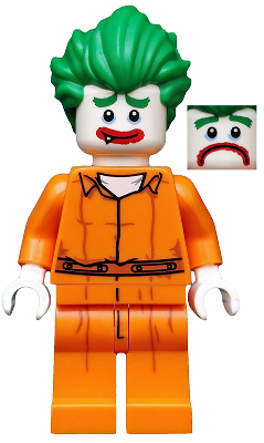LEGO Minifigura Arkham Asylum Joker, The LEGO Batman Movie, Series 1 (Minifigure Only without Stand and Accessories) - Collectible Minifigures — imagen BrickLink