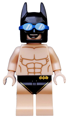 Swimsuit Batman, The LEGO Batman Movie, Series 2 (Minifigure Only without Stand and Accessories) - BrickLink - DagaBlocks