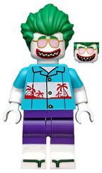 LEGO Minifigura Vacation The Joker, The LEGO Batman Movie, Series 2 (Minifigure Only without Stand and Accessories) - Collectible Minifigures — imagen BrickLink